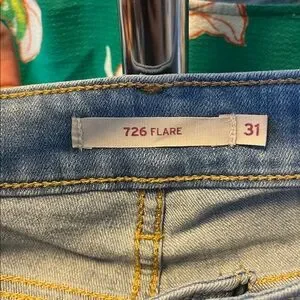 Levi’s Distressed Blue Women's Flare Jeans
